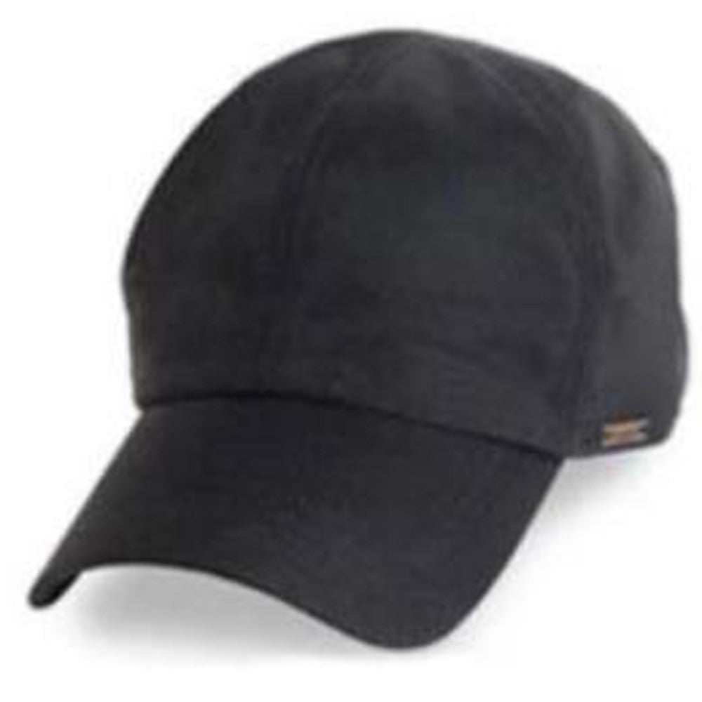 Black Premium Ultra Weather winter hats for big heads in cap Sizes 3XL and 4XL, earflaps tucked in view