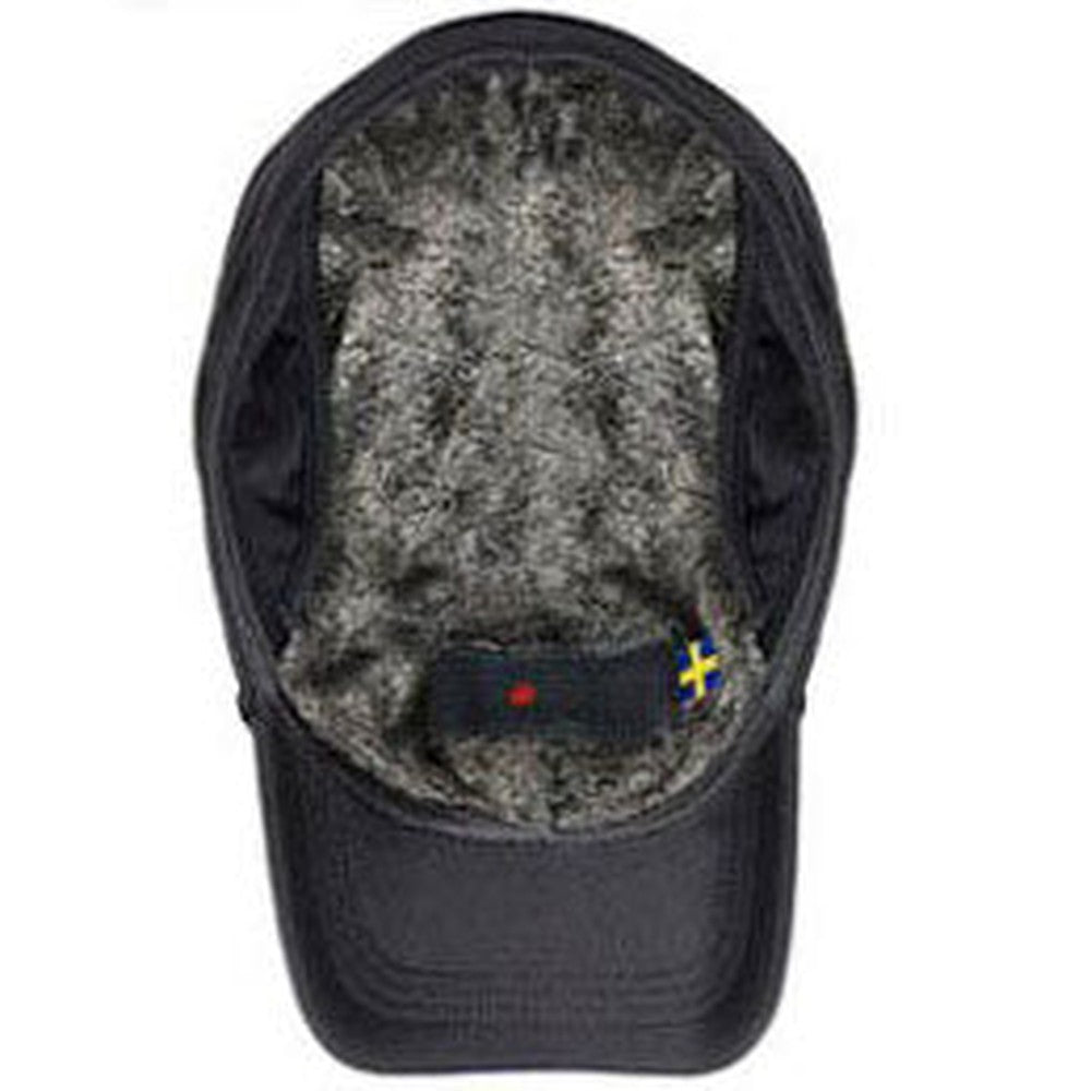 Black Premium Ultra Weather winter hats for big heads in cap Sizes 3XL and 4XL, inside view