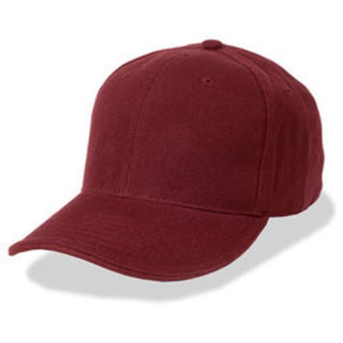 Burgundy Red Fitted Hats for Big Heads in Sizes 7 3/4 and Size 8