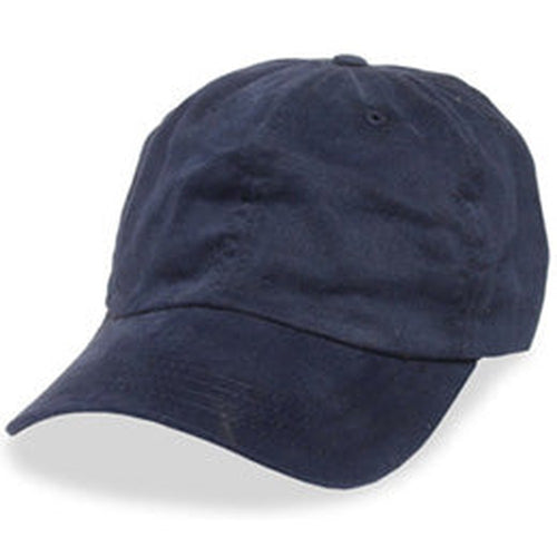 Navy Blue Unstructured Dad's Hats for Big Heads in Sizes 3XL and 4XL