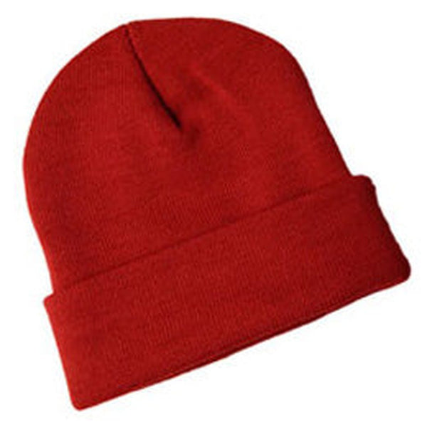 帽子 TIMEWORN CLOTHING COTTON KNIT CAP RED TIMEWORN CLOTHING
