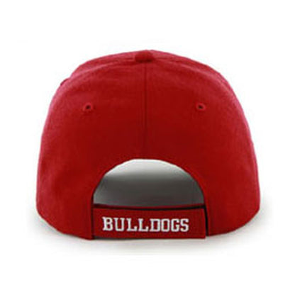 Univ of Georgia Bulldogs NCAA Structured Baseball style Big Caps, fits Size 3XL, back-view