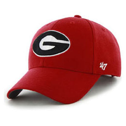 Univ of Georgia Bulldogs NCAA Structured Baseball style Big Caps, fits Size 3XL