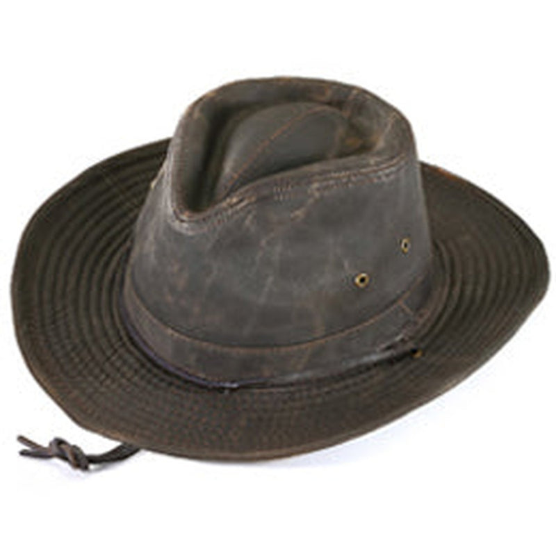 Weathered Outback Style Fedoras for Big Heads fits Size 3XL