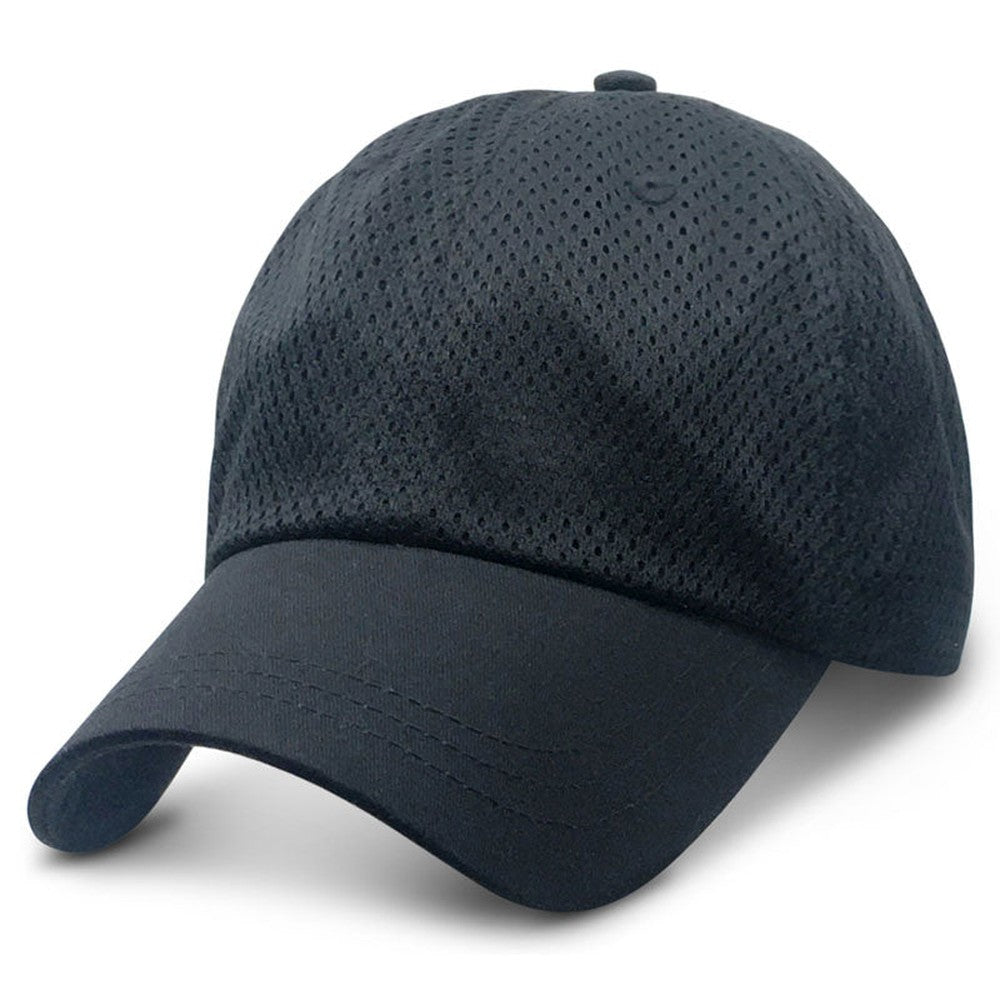 black mesh hats for big heads