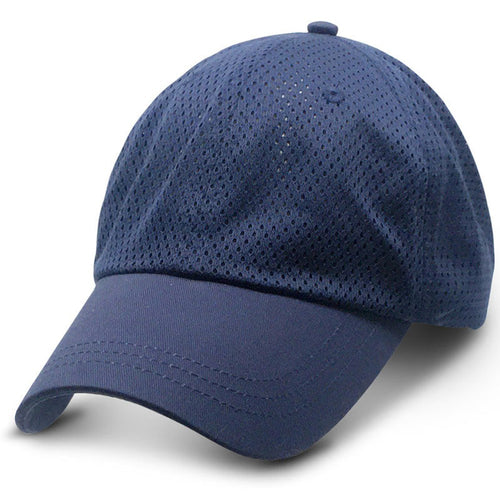 Breathable Plain Full Air Mesh Cap, Mesh Baseball Hat with