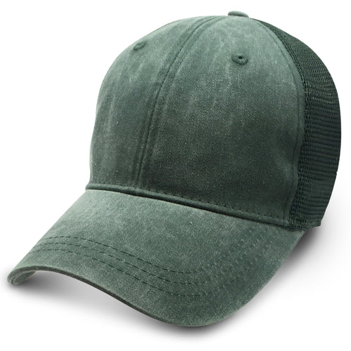 Green trucker hat for big heads