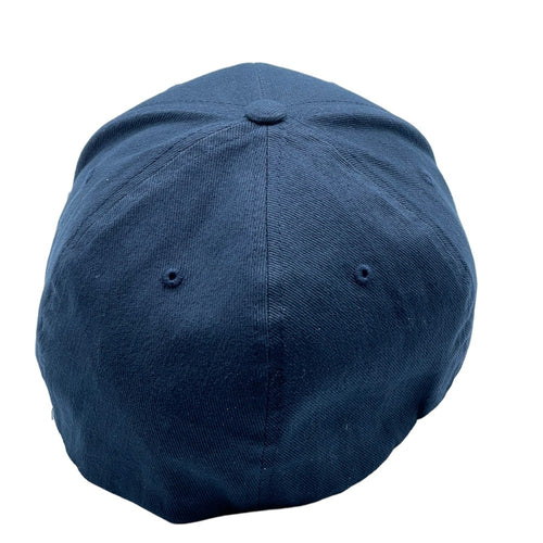 Navy Blue Dark - Flexfit Baseball Cap back view