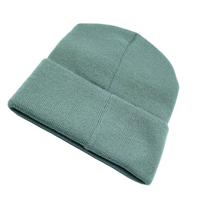Sage Green Knit Hat back view