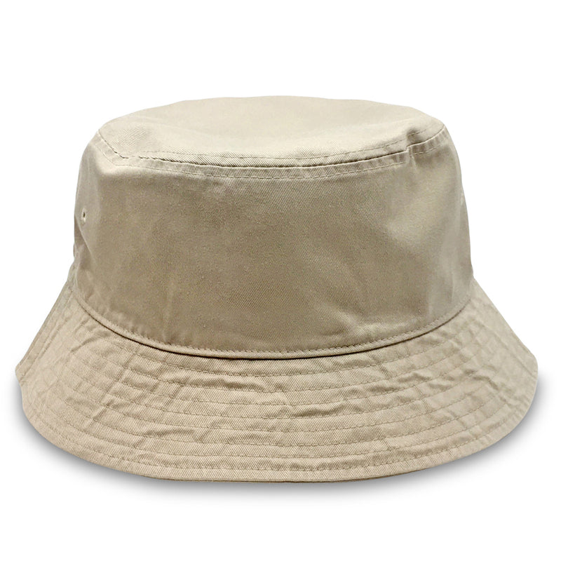 Khaki Big Bucket Hat for Large Heads