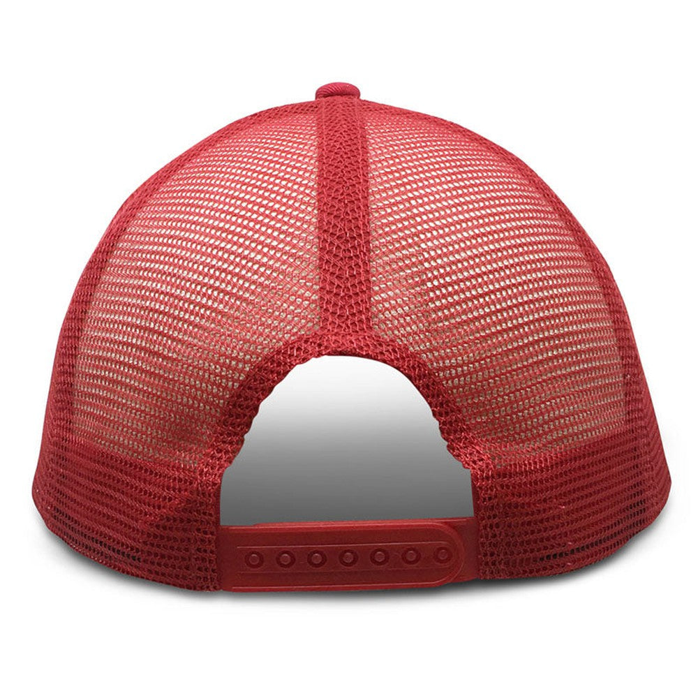 red snapbacks for big heads - backview