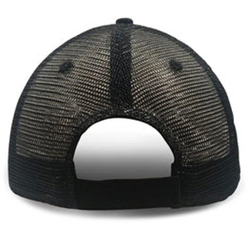 Black Trucker Hats for Large Heads backview