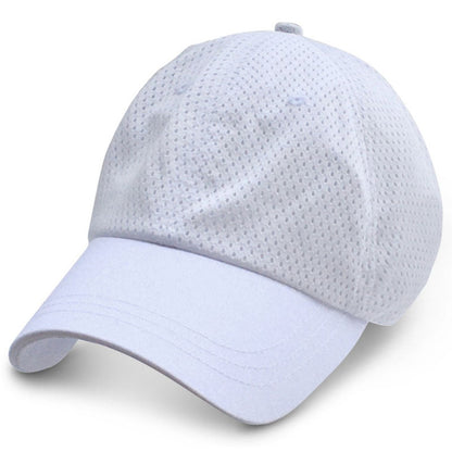 white mesh hat for big heads
