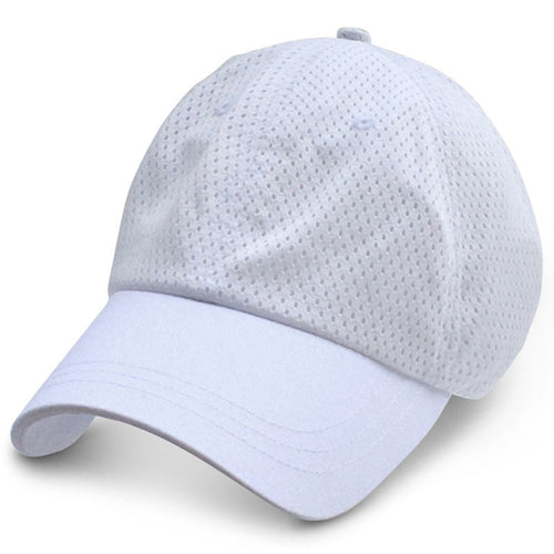 white mesh hat for big heads